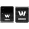 NFL Washington Commanders Black and White Galaxy Z Flip4 5G Skin